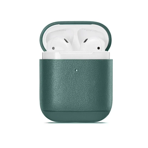 Шкіряний чохол iLoungeMax Leather Case Forest Green для Airpods 2 | 1 в Івано-Франківську