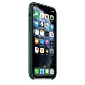 Кожаный чехол iLoungeMax Leather Case Forest Green для iPhone 11 OEM - Фото 3
