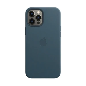 Шкіряний чохол iLoungeMax Leather Case MagSafe Baltic Blue для iPhone 12 Pro Max OEM (з підтримкою анімації)  - Фото 1