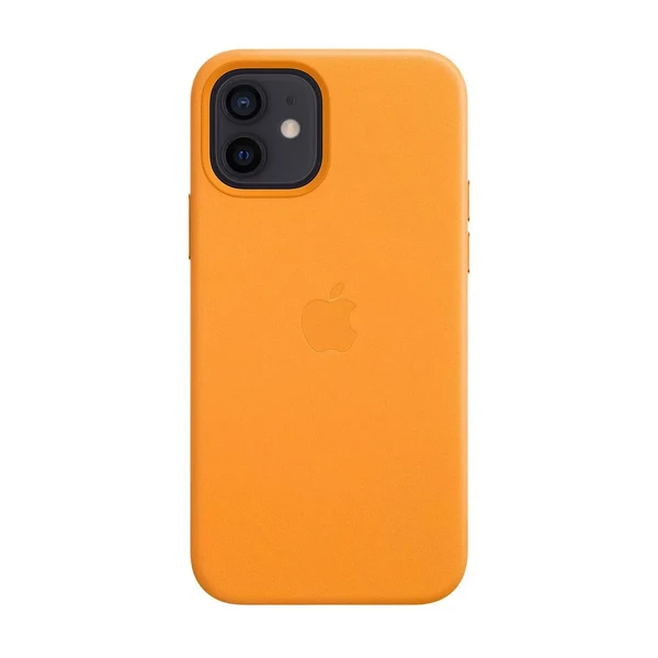 Шкіряний чохол iLoungeMax Leather Case MagSafe California Poppy для iPhone 12 | 12 Pro OEM (з підтримкою анімації)