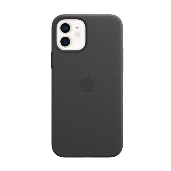 Чорний шкіряний чохол iLoungeMax Leather Case MagSafe Black для iPhone 12 mini OEM (з підтримкою анімації)