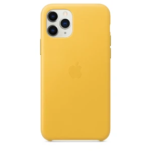 Кожаный чехол iLoungeMax Leather Case Meyer Lemon для iPhone 11 Pro Max OEM (MX0A2)  - Фото 1