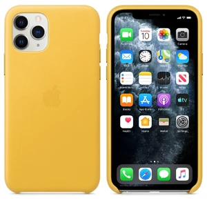 Кожаный чехол iLoungeMax Leather Case Meyer Lemon для iPhone 11 Pro Max OEM (MX0A2) - Фото 2