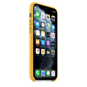 Кожаный чехол iLoungeMax Leather Case Meyer Lemon для iPhone 11 Pro Max OEM (MX0A2) - Фото 3