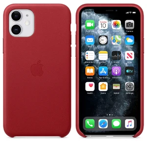 Кожаный чехол iLoungeMax Leather Case RED для iPhone 11 OEM - Фото 2