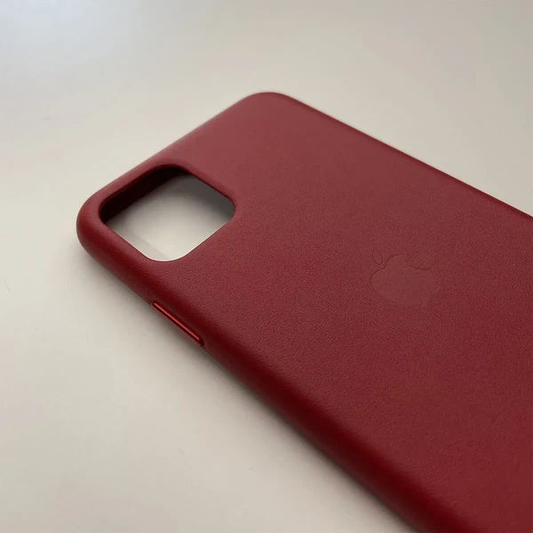 Кожаный чехол iLoungeMax Leather Case Red для iPhone 11 Pro Max OEM (MX0F2) в Ровно