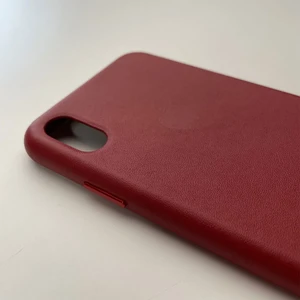 Кожаный чехол iLoungeMax Leather Case RED для iPhone XS Max OEM (MRWQ2) - Фото 3