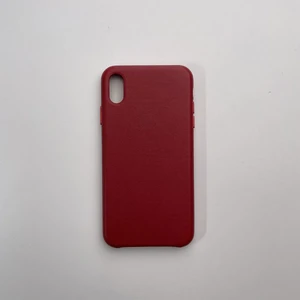 Кожаный чехол iLoungeMax Leather Case RED для iPhone XS Max OEM (MRWQ2) - Фото 2