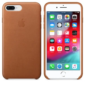 Кожаный чехол iLoungeMax Leather Case Saddle Brown для iPhone 7 Plus | 8 Plus OEM