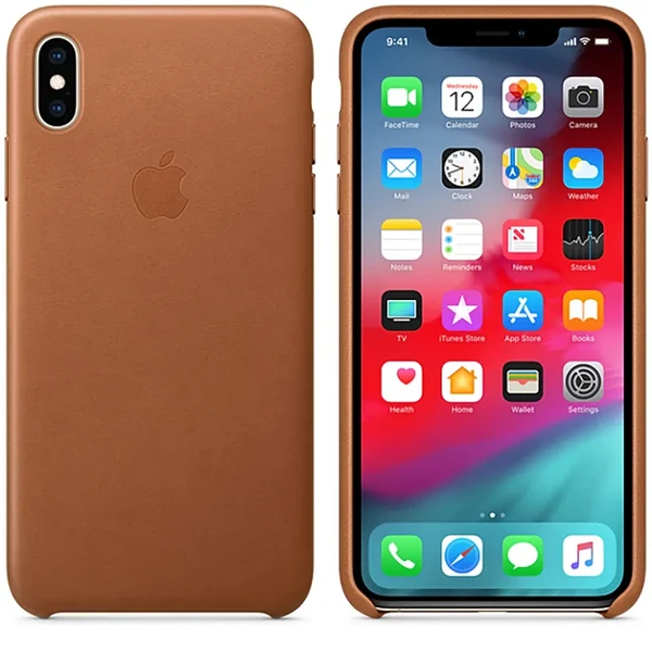 Шкіряний чохол iLoungeMax Leather Case Saddle Brown для iPhone XS Max OEM у Чернігові