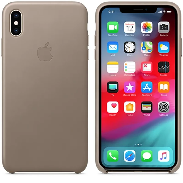 Шкіряний чохол iLoungeMax Leather Case Taupe для iPhone XS Max OEM