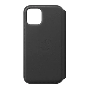 Черный кожаный чехол-бумажник iLoungeMax Leather Folio Black для iPhone 11 OEM - Фото 2