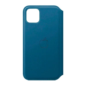 Кожаный чехол-бумажник iLoungeMax Leather Folio Cosmos Blue для iPhone 11 Pro Max OEM - Фото 2