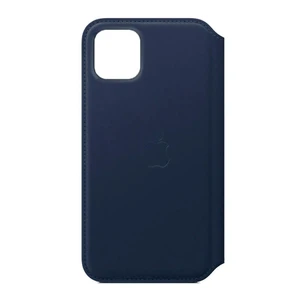Кожаный чехол-бумажник iLoungeMax Leather Folio Midnight Blue для iPhone 11 OEM - Фото 2