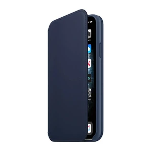Шкіряний чохол-гаманець iLoungeMax Leather Folio Midnight Blue для iPhone 11 Pro Max OEM  - Фото 1