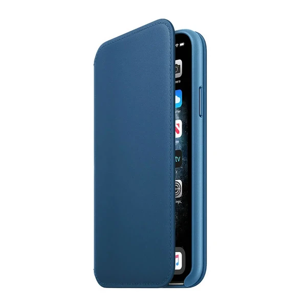 Шкіряний чохол-гаманець iLoungeMax Leather Folio Cosmos Blue для iPhone 11 Pro Max OEM