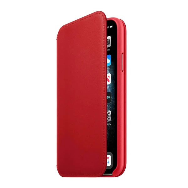 Шкіряний чохол-гаманець iLoungeMax Leather Folio Red для iPhone 11 Pro Max OEM