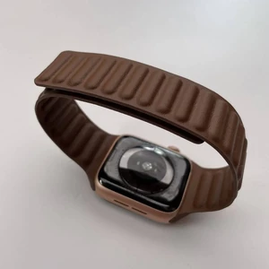 Ремешок iLoungeMax Leather Link Magnetic Saddle Brown для Apple Watch Ultra 49mm | 45mm | 44mm | 42mm (M | L) OEM - Фото 5