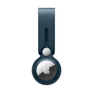 Кожаный брелок-петля iLoungeMax Leather Loop Baltic Blue для AirTag OEM
