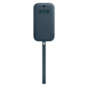 Кожаный чехол-бумажник iLoungeMax Leather Sleeve with MagSafe Baltic Blue для iPhone 12 | 12 Pro OEM - Фото 3
