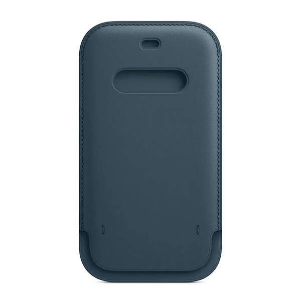 Шкіряний чохол-гаманець iLoungeMax Leather Sleeve with MagSafe Baltic Blue для iPhone 12 Pro Max OEM в Черкасах