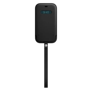 Шкіряний чохол-гаманець iLoungeMax Leather Sleeve with MagSafe Black для iPhone 12 mini OEM - Фото 4