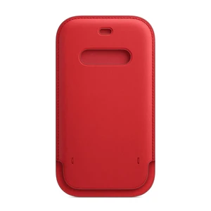 Шкіряний чохол-гаманець iLoungeMax Leather Sleeve with MagSafe Red для iPhone 12 | 12 Pro OEM