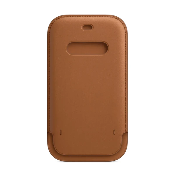 Шкіряний чохол-гаманець iLoungeMax Leather Sleeve with MagSafe Saddle Brown для iPhone 12 mini OEM в Черкасах