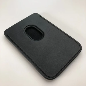 Кожаный чехол-бумажник iLoungeMax Leather Wallet MagSafe Black для iPhone 15 | 14 | 13 | 12 OEM - Фото 5
