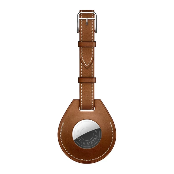 Чехол-ремешок iLoungeMax Luggage Tag для AirTag Fauve OEM в Броварах