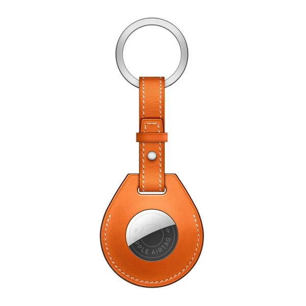 Брелок с кольцом iLoungeMax Key Ring для AirTag Orange OEM в Броварах