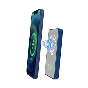 Повербанк з бездротовою зарядкою iLoungeMax MagSafe Wireless Charger Power Bank 5000mAh Blue (з підтримкою анімації)