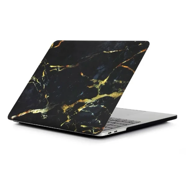 Мармуровий чохол iLoungeMax Marble Black | Yellow для MacBook Pro 16" (2019) у Полтаві