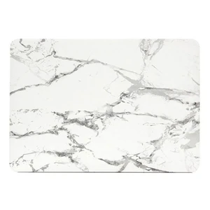 Пластиковый чехол iLoungeMax Marble White | Gray для MacBook Pro 13" (M2 | M1 | 2022 | 2020 | 2019 | 2018) - Фото 2