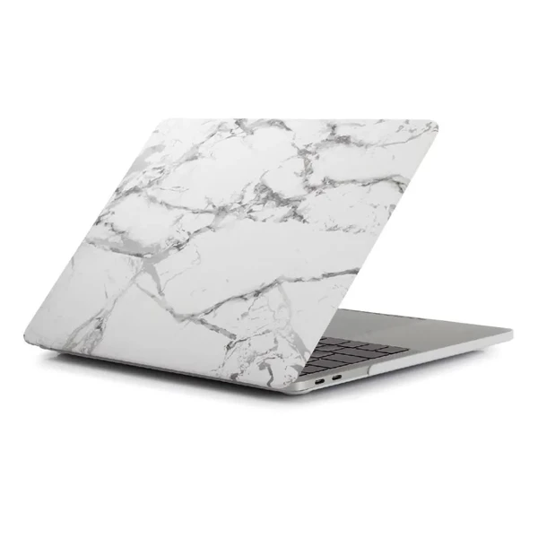Мармуровий чохол iLoungeMax Marble White | Gray для MacBook Pro 16" (2019)