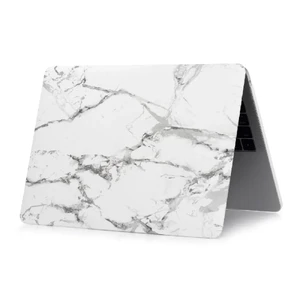 Мармуровий чохол iLoungeMax Marble White | Gray для MacBook Pro 16" (2019) - Фото 2