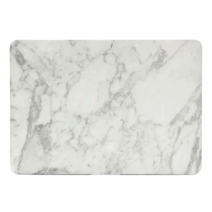 Пластиковый чехол iLoungeMax Marble White | White для MacBook Pro 13" (M2 | M1 | 2022 | 2020 | 2019 | 2018) - Фото 2