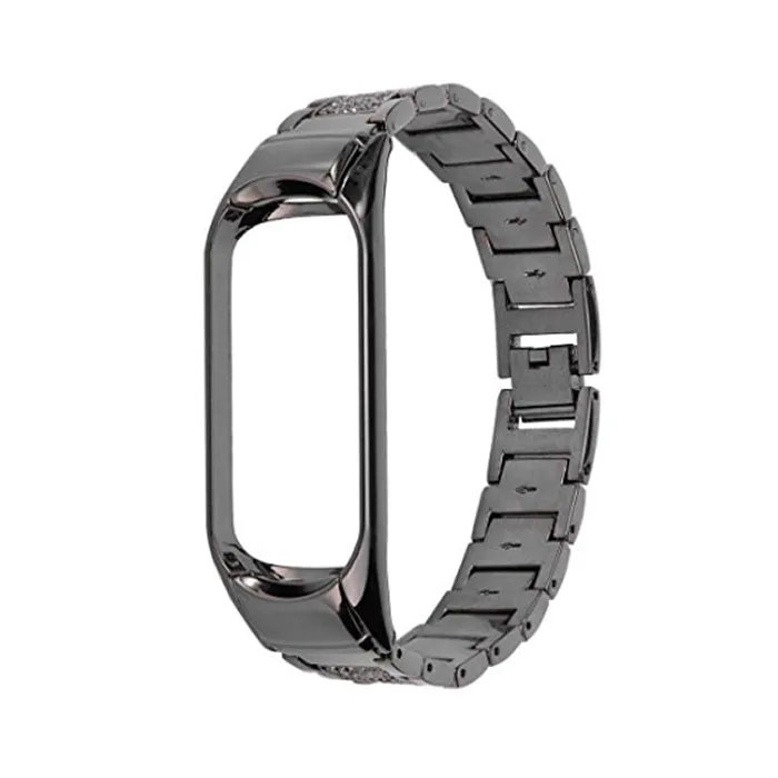 Ремінець iLoungeMax Metal Strap Black для Xiaomi Mi Band 3 | 4