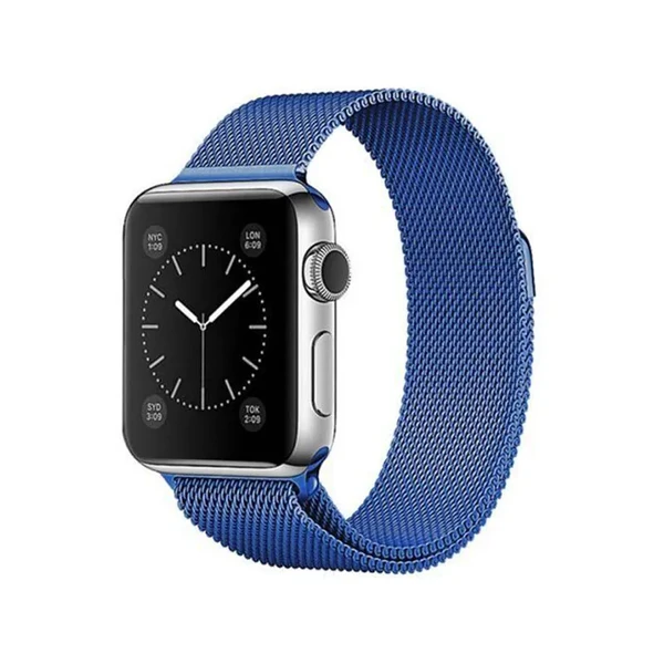 Ремінець iLoungeMax Milanese Loop Blue для Apple Watch Ultra 49mm | 45mm | 44mm | 42mm в Ужгороді