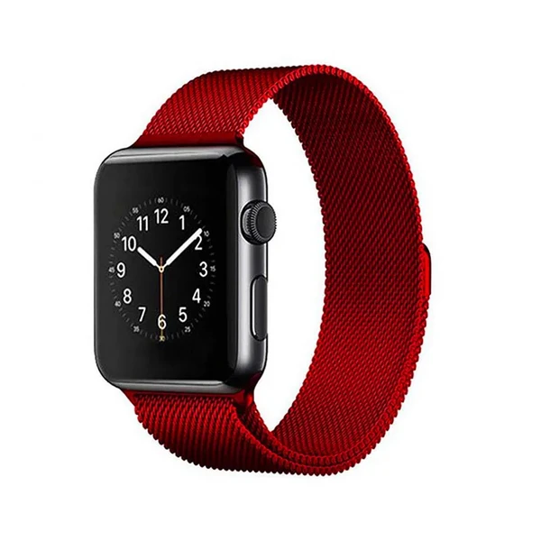 Ремінець iLoungeMax Milanese Loop Red для Apple Watch Ultra 49mm | 45mm | 44mm | 42mm в Ужгороді