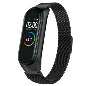 Металлический ремешок iLoungeMax Milanese Loop Black для Xiaomi Mi Band 3 | 4