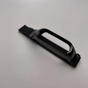 Металевий ремінець iLoungeMax Milanese Loop Black для Xiaomi Mi Band 5 | 6 - Фото 2