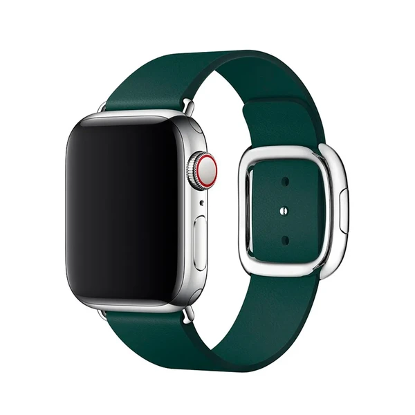 Ремінець iLoungeMax Modern Buckle Green для Apple Watch Ultra 49mm | 45mm | 44mm | 42mm  OEM