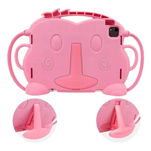 Детский противоударный чехол iLoungeMax Monkey Pink для iPad Pro 11" (М1 2021 | 2020 | 2018) | iPad Air 5 М1 | 4 (2022 | 2020) - Фото 3