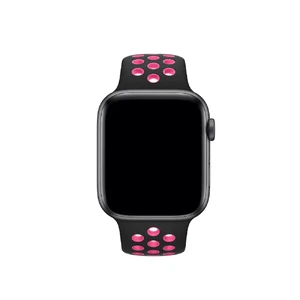 Ремінець iLoungeMax Nike Sport Band Black | Pink для Apple Watch Ultra 49mm | 45mm | 44mm | 42mm  OEM - Фото 3
