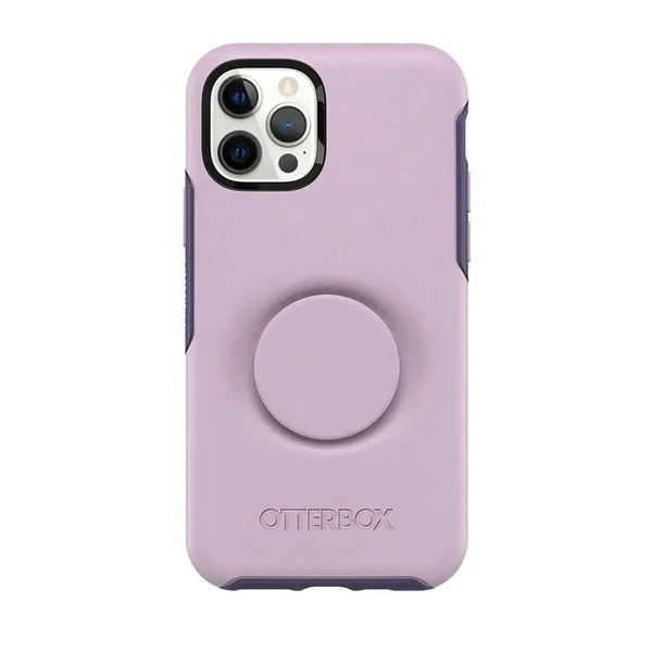 Протиударний чохол-підставка (з попсокетом) iLoungeMax Otter + Pop Symmetry Series Lavender для iPhone 12 | 12 Pro у Рівному