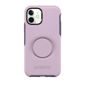 Протиударний чохол-підставка (з попсокетом) iLoungeMax Otter + Pop Symmetry Series Lavender для iPhone 12 mini  - Фото 1