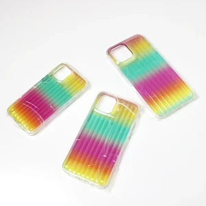 Силіконовий чохол з градієнтом iLoungeMax Rainbow для iPhone 12 mini - Фото 4