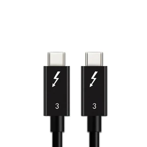 Кабель для зарядки Type-C to Type-C iLoungeMax Real Thunderbolt 3 100W (0.3m)