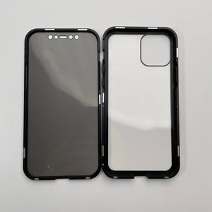 Магнітний чохол зі склом атишпигун iLoungeMax Shield Case Black для iPhone 12 | 12 Pro - Фото 2